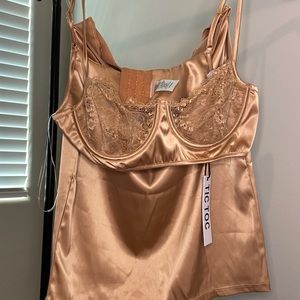 2 piece top and skirt